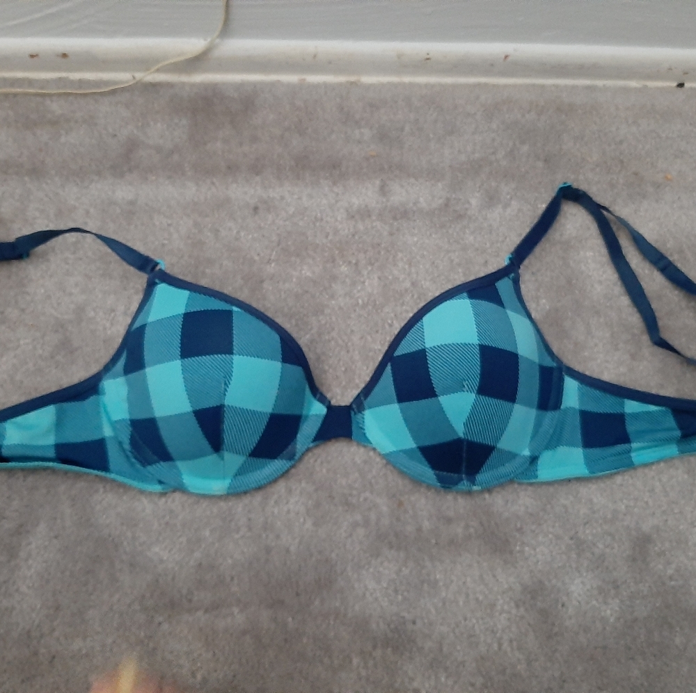Blue bra
